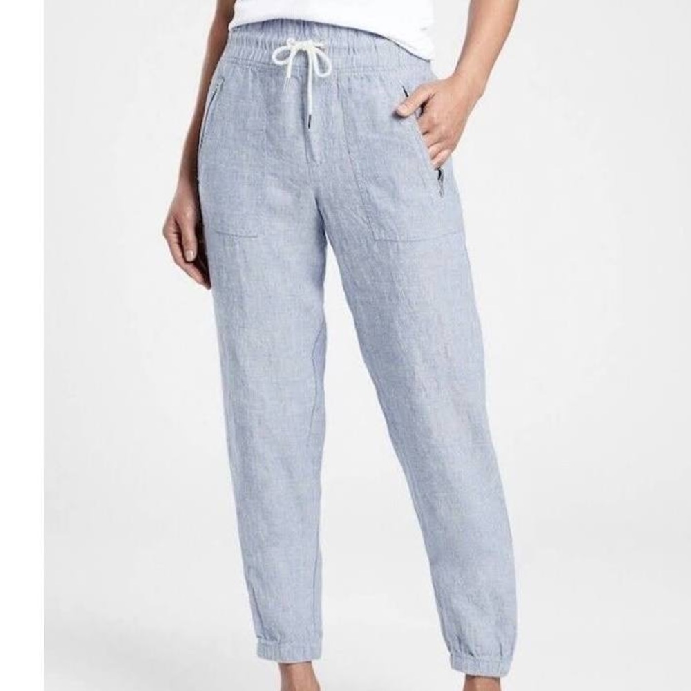 Athleta Linen Cabo Joggers
